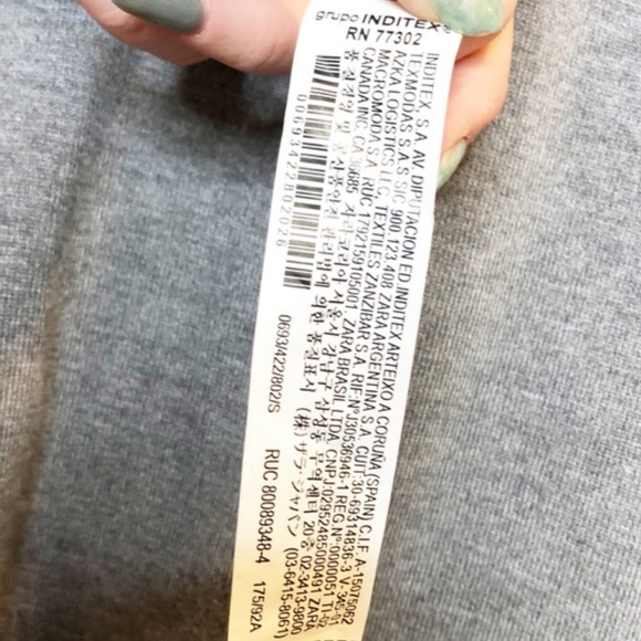 Zara Women’s Knit Grey Classic Preppy Long Sleeve Turtleneck Sweater - Picture 16 of 16